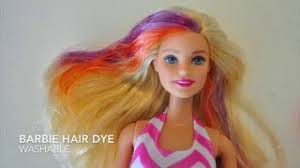 In any event, if you use a fabric softener on doll hair, make sure it is dye free, and dilute it. Diy Wash Out Barbie Hair Dye Be A Fun Mum