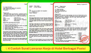 Hanya tujuan melamar pekerjaan adalah perbedaannya. 4 Contoh Surat Lamaran Kerja Di Hotel Berbagai Posisi Menarik