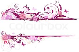 Are you searching for red png images or vector? Vector Floral Background With Red Stock Vector Colourbox