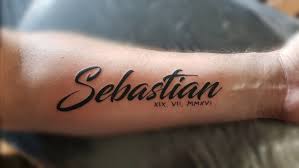 Diseño de letras de fabiana para tatuar : Sebastian Tatuajes