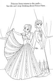 Frozen elsa in the ice castle coloring page. Disney Coloring Pages