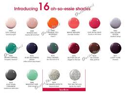 Color Chart Right Below For Detail 16 New Shades Essie Gel