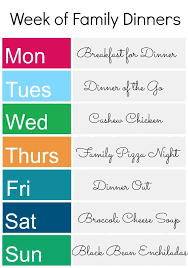 An Easy Meal Plan For Busy Families Easy Meal Plans Family Meal Planning Easy Family Dinners