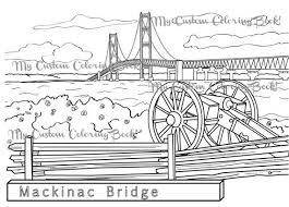 Pypus is now on the social networks, follow him and get latest free coloring pages and much more. Download Mackinac Bridge Coloring Page Mackinac Bridge Personalized Coloring Book Coloring Pages