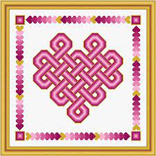 Lovely indeed has this fabulous project up their sleeve and we can't wait to try it out. Cross Stitch Pattern Triquetra Heart Norse Cross Stitch Heart Cross Stitch Trinity Knot Celtic Knot Craft Supplies Tools Home Improvement