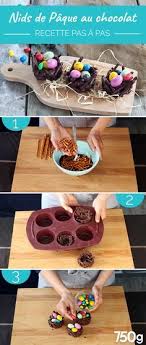 Recette Nids De Paques Au Chocolat Noir En Video Recette Nid De Paques Gateau De Paques Facile Chocolat Paques