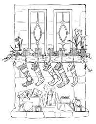 Christmas stocking pattern | free printable templates & coloring pages. Printable Christmas Coloring Page