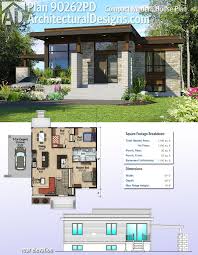 Plan 90262pd Compact Modern House Plan Small Modern House Plans Small Modern Home Modern House Plan