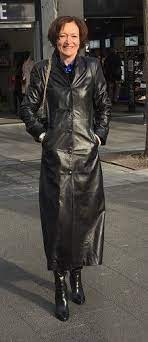 Galerie Leather Coat Jacket Long Leather Coat Leather Coat