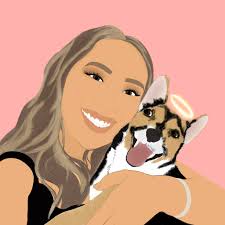 Combining photos into a drawing of a baby girl