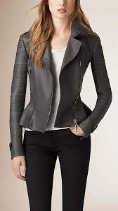 Smooth Lambskin Leather Biker Jacket Stylish Jackets Leather Jackets Women Leather Jacket
