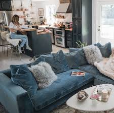 In these pictures you'll find interior designs using the color blue in creative ways to create an inviting and attractive living space. Living Room Reveal Rove Concepts Hugo Sectional Review Jess Ann Kirby