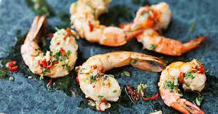Knoblauchgarnelen Mit Chili Rezept Rezepte Knoblauch Garnelen Garnele