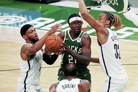 Giannis leads the milwaukee bucks past the brooklyn nets and onto the eastern conference finals with 40/5/13. Milwaukee Bucks Finally Strike Back And Hold On For A 86 83 Victory Against Brooklyn Nets Honolulu Star Advertiser