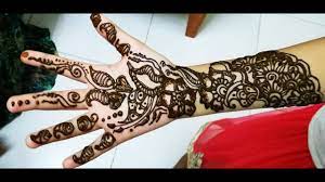 This is such a beautiful design that most indian brides want to have on their hands. Henna Mehandi Deaign Mailanji Design Youtube