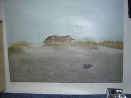 Fish House, by Wayne Fulcher, No. & Signed