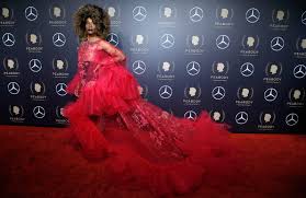 Nearly every media outlet covered the outfit. Billy Porter S Red Carpet Dress Has An Eco Conscious Message Vogue