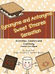 Synonyms Antonyms A S Mores Sensation Synonyms And Antonyms Teaching Comprehension Antonyms