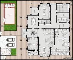 مخطط الفيلا رقم التصميم A9 من مبادرة بيتى 1003 متر مربع 7 غرف نوم Square House Plans Modern Floor Plans House Front Design