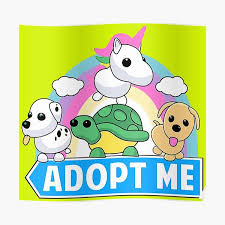 I finally have every pet that was ever in adopt me! Adopt Me Posters Redbubble