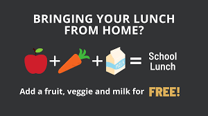 District 5 of Lexington and Richland Counties - 🍎🥕🥛REMINDER: Through  December 18, school breakfast and lunch are free for all students in  #LexRich5Schools. For students who want to add milk or add