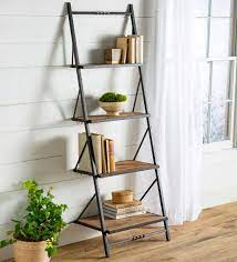 Christmas tree shop ladder bookcase. Deep Creek Reclaimed Wood Ladder Wall Shelf Display Storage Plowhearth
