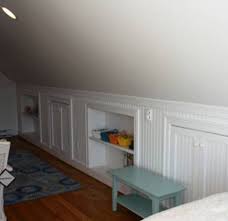 Exactly Like This For The Knee Wall Attic Remodel Remodel Bedroom Home