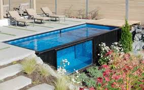 Pool Mit Containern Gebautcontainer Haus Container Haus Container Home Designs Container Hauser Schiffscontainer