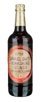 Danses et airs anglais coulent dans les veines du stingo music club. Yorkshire Stingo 12 X 550ml Samuel Smiths Brewery