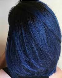 This light blue to darker blue monochrome look is a stunner. 74 Cool Blue Black Hair Colors Trends Going On Right Now Pitchzine