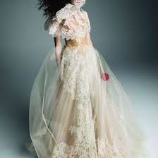 30 romantic dresses with rose gold accents. Vera Wang Wedding Dresses By Season