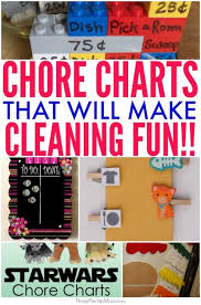 chore charts for kids that will make cleaning more fun