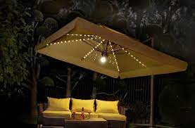 Modern led chandeliers rectangular patio umbrella. Water Canopy 10 10 Side Post Umbrella With Lights Offset Patio Umbrella Large Patio Umbrellas Patio