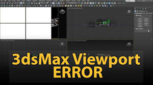 3dsmax Viewport Error How To Fix It In 2020 Fix It New Tricks Error