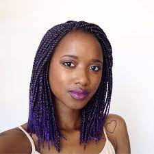 Summer Braids Season Medium Box Braids Purple Box Braids Box Braids Hairstyles