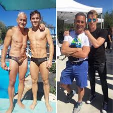 Tom daley's husband, dustin lance black, has revealed the heartbreaking reason that the couple opted for surrogacy. Divers And Diving Husbands Part 2 Tomdaley Dustinlanceblack Greglouganis Diving Divers Missionviejo California Greg Louganis Tom Daley Lance Black