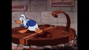 Time to get together with the family you only see a couple of times a year, eat so much food you bust a button, and drink a little too much wine while debating politics at the dinner table. Donald Duck Argues With A Clock Spring Youtube