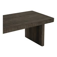 A removable custom leather cushion is included to use this coffee table as an ottoman. Monterey Coffee Table Products Moe S Wholesale