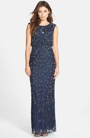 Navy Blue Beaded Dress For A Wedding Beaded Bridesmaid Dress Bridesmaid Dresses Beaded Prom Dresses Long