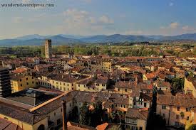 Lucca Ausblick Piazza Anfiteatro Lucca Ausflug Toskana Strand