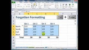 Select the cells containing the dollar signs that you want to remove; How To Clear Cell Formatting In Excel Youtube
