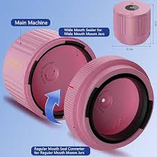 Amazon.com: LOVE MOMENT Electric Mason Jar Vacuum Sealer Kit for Wide Mouth  and Regular Mouth Mason Jar