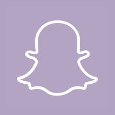 Purple Snapchat Icon Ios App Icon App Icon Snapchat Icon