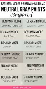 Want A Neutral Light Gray Paint Color Most Popular Gray Paint Colors From Benjamin Moore A Popular Grey Paint Colors Grey Paint Colors Light Grey Paint Colors
