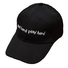 Work Hard Cap Play Hard Fashion Baseball Cap Men Women Outdoor Brand Designer Sports Adjustable Cool Pattern Hats New Truck Hat From Ever1314 9 12 Dhgate Co Custom Fitted Hats Baseball Caps
