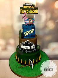 My Son S Fortnite Cake Cake Themed Birthday Cakes Birthday Cake
