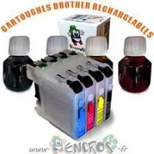 Cartouche originale fabriquée par brother, qualité d'impression irréprochable. Rechargeable Brother Lc123 Pack 4 Cartouches Rechargeables Cdiscount Informatique