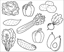Free, printable coloring pages for adults that are not only fun but extremely relaxing. Fruits And Vegetables Coloring Pages For Kids Printable Coloring Home
