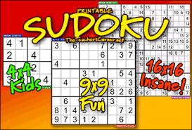 Printable Sudoku Puzzles