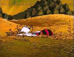 Also, it only works with money, even for scrooge. Scrooge Mcduck Swimming In Money Gifs Tenor